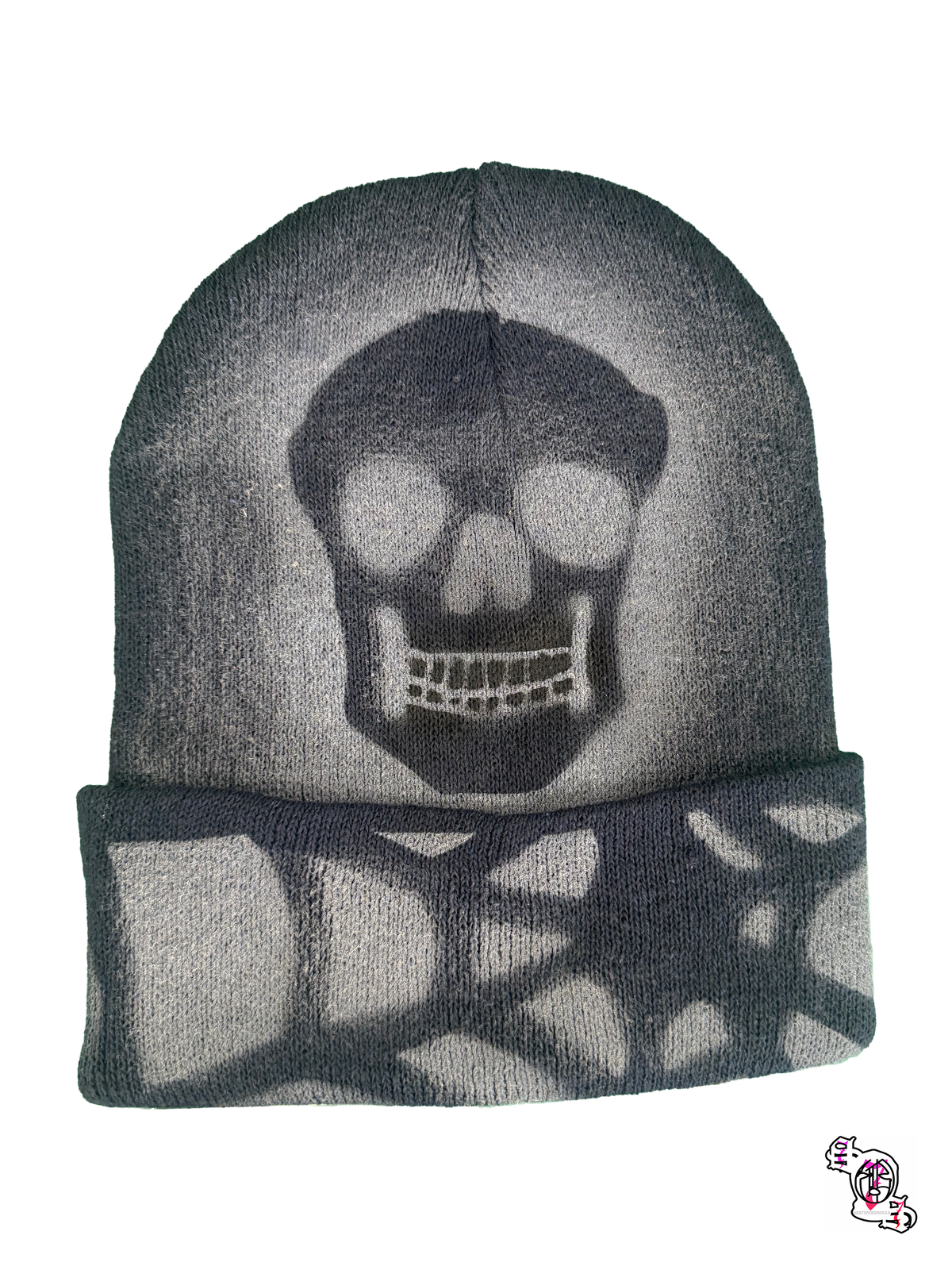"SOS Stop Self Medication" Dark Blue Beanie