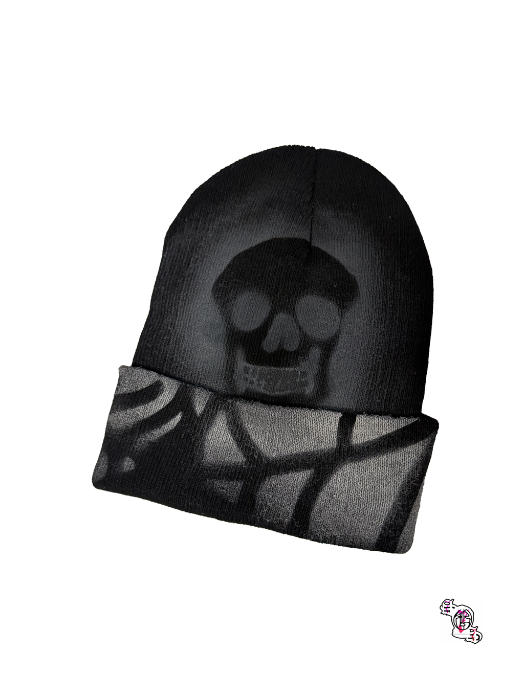"SOS Webs" Black Beanie