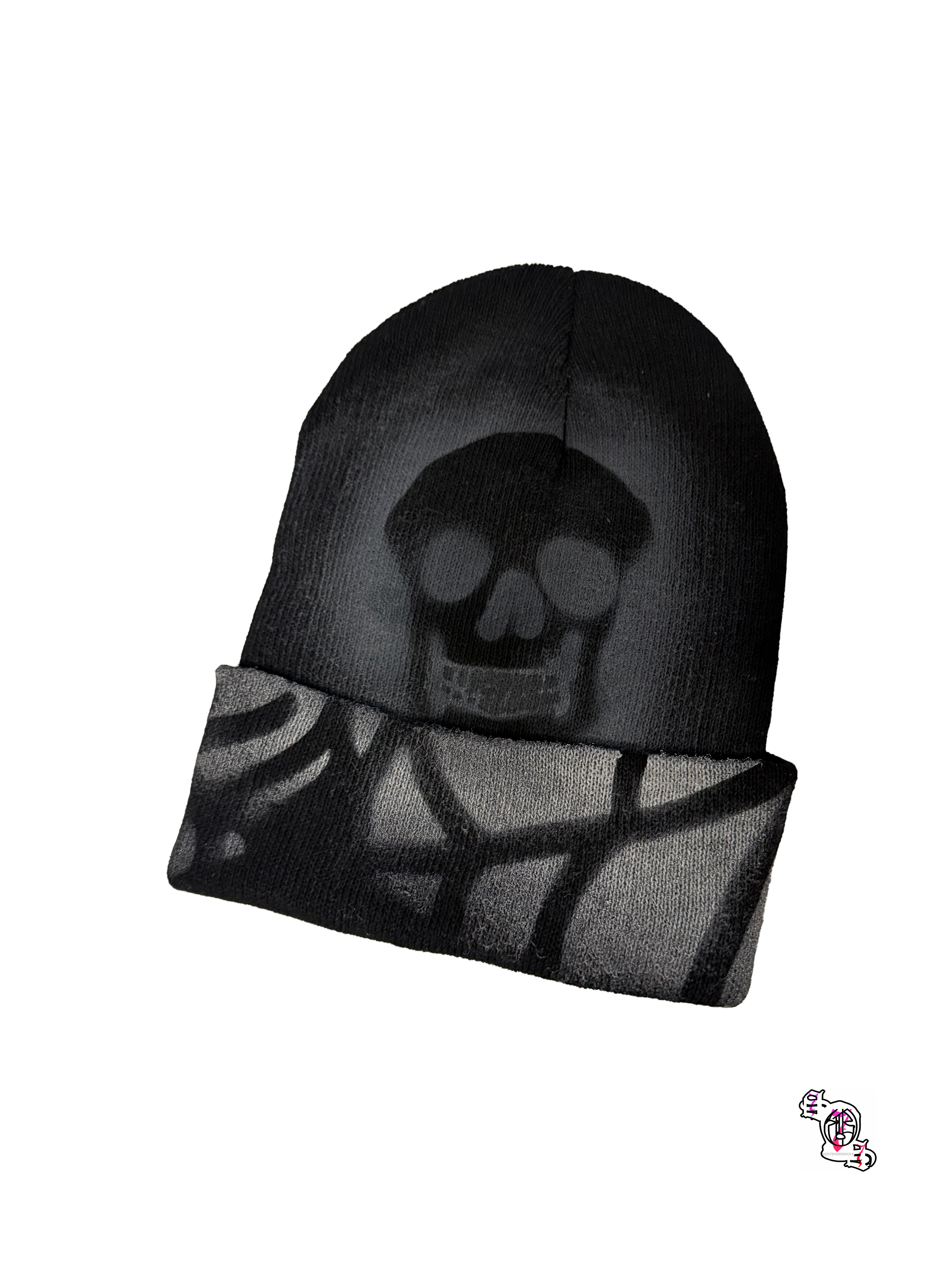 "SOS Webs" Black Beanie