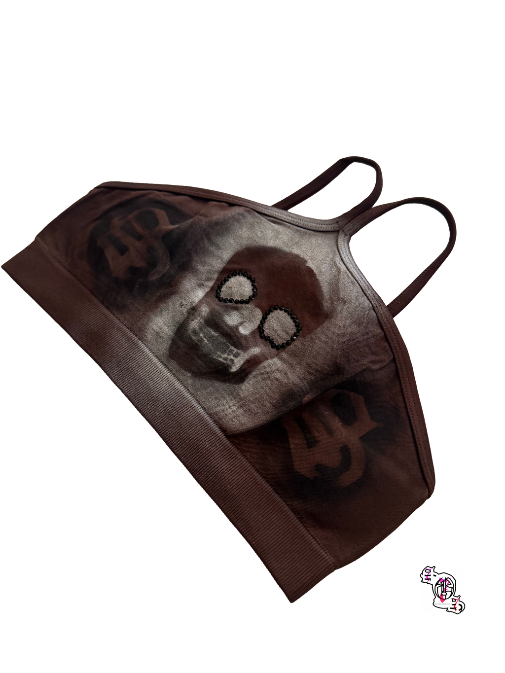 "SOS Skull" Brown Velisys Velisys Tank Top