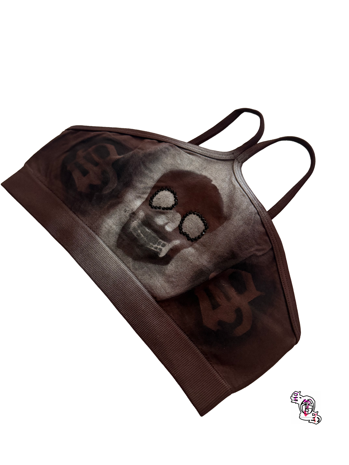 "SOS Skull" Brown Velisys Velisys Tank Top