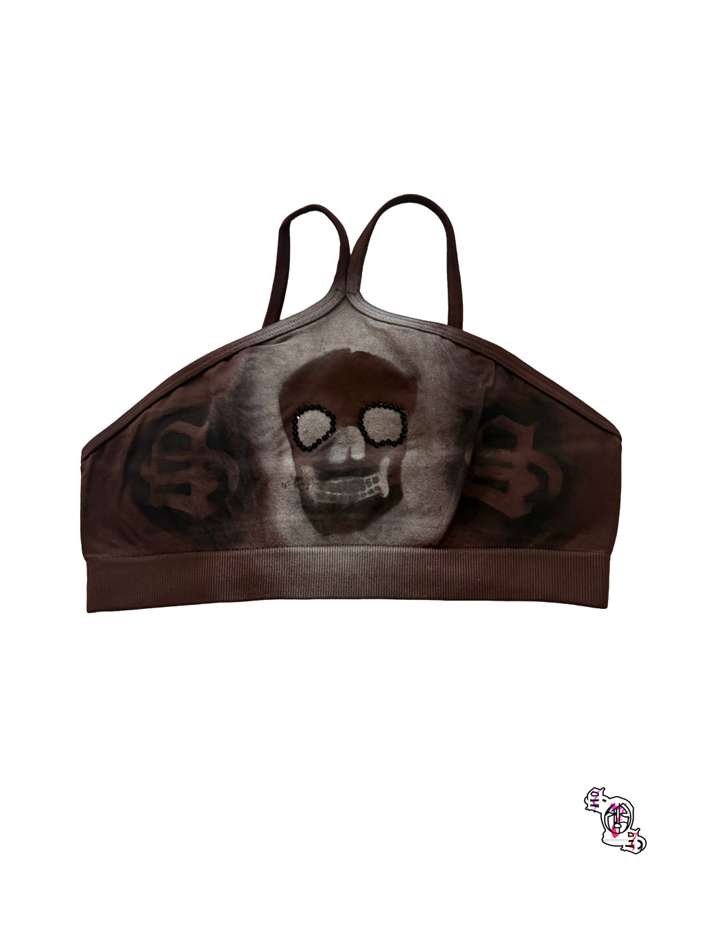 "SOS Skull" Brown Velisys Velisys Tank Top