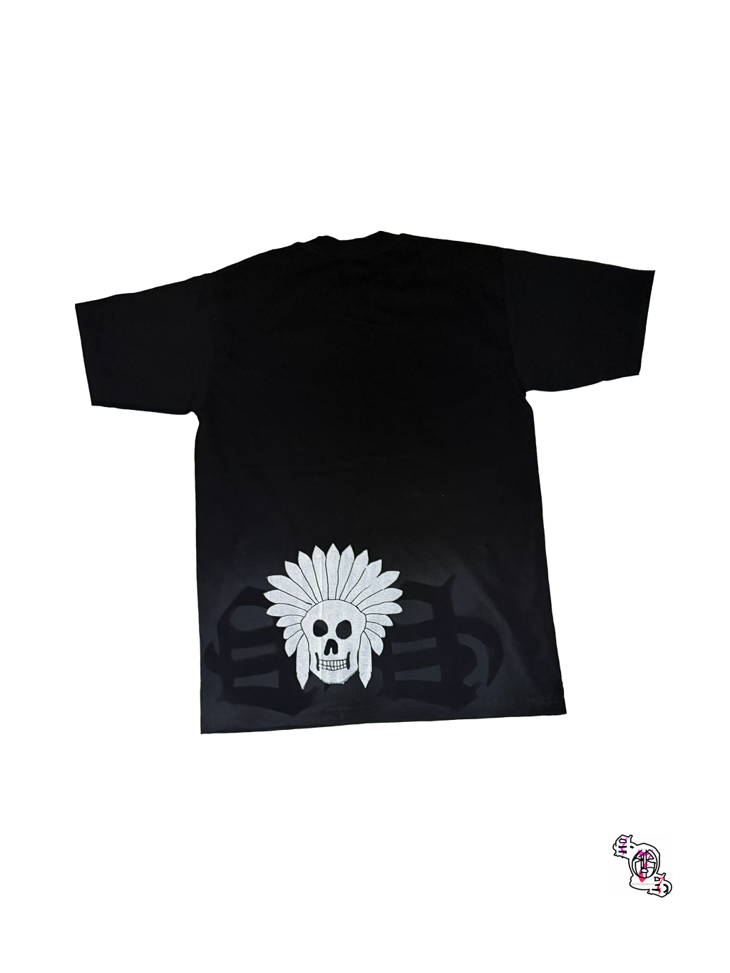 "SOS Ouroboros" Black Pro Club Men's Heavyweight Cotton Short Sleeve Crew Neck T-Shirt