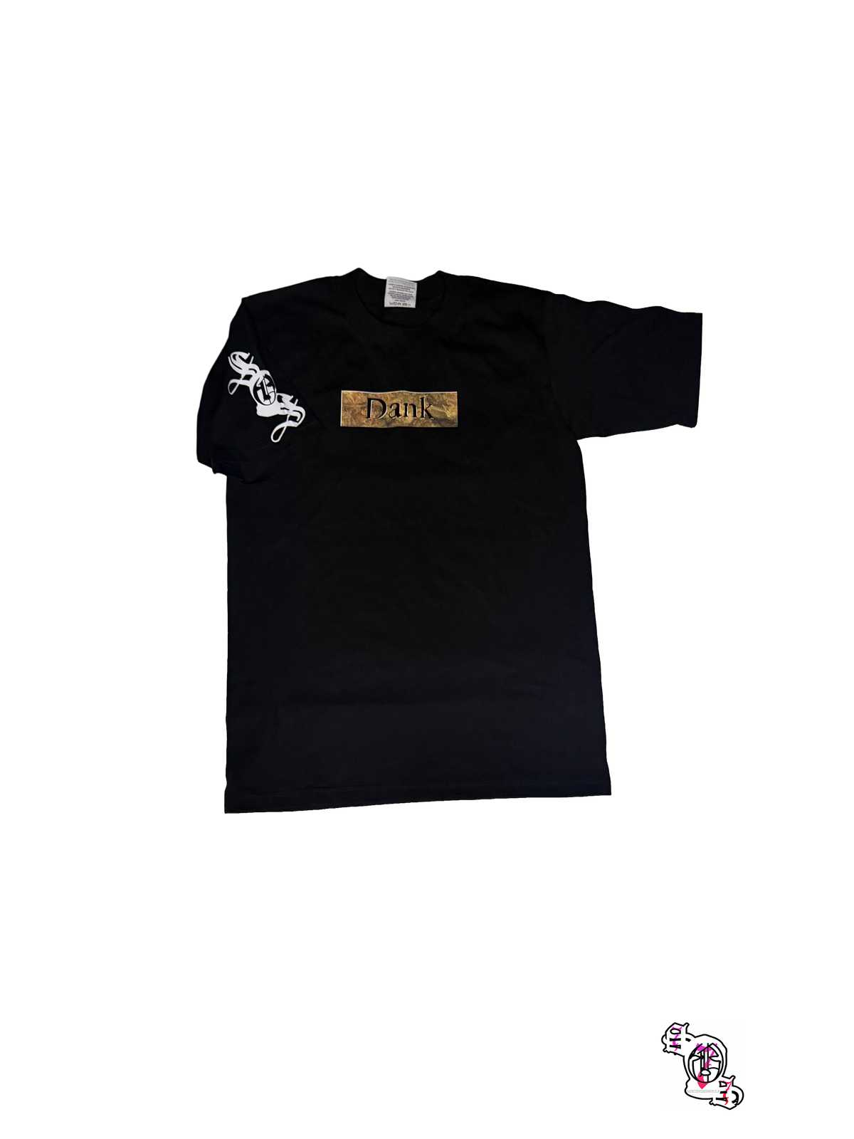 "Resistance Education" Black Pro Club Men's Heavyweight Cotton Short Sleeve Crew Neck T-Shirt