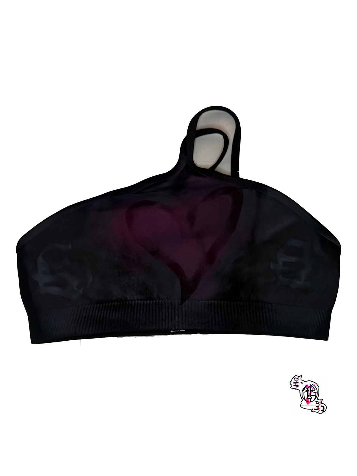 "SOS Hearts" Black Velisys Velisys Tank Top