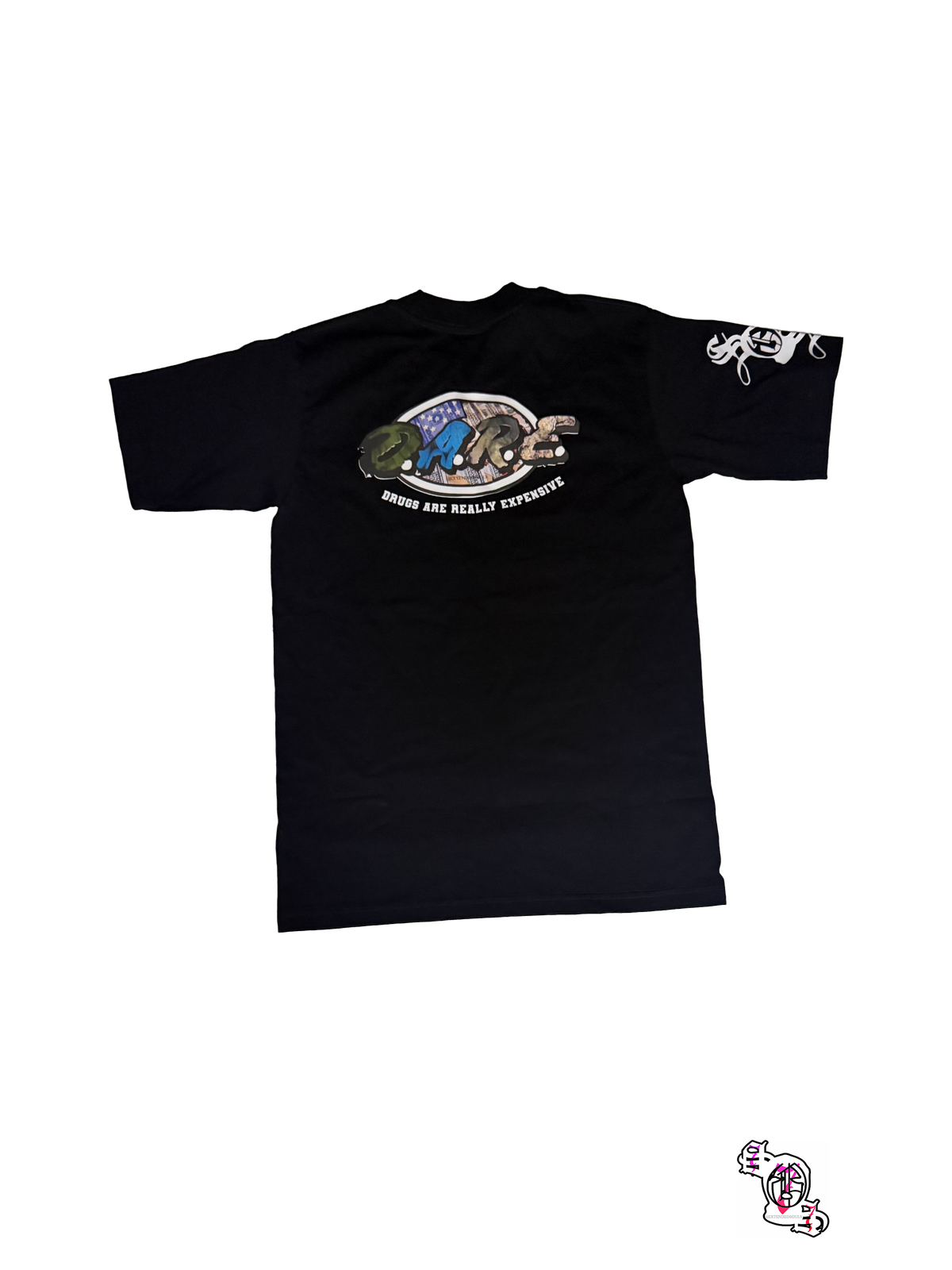 "Resistance Education" Black Pro Club Men's Heavyweight Cotton Short Sleeve Crew Neck T-Shirt