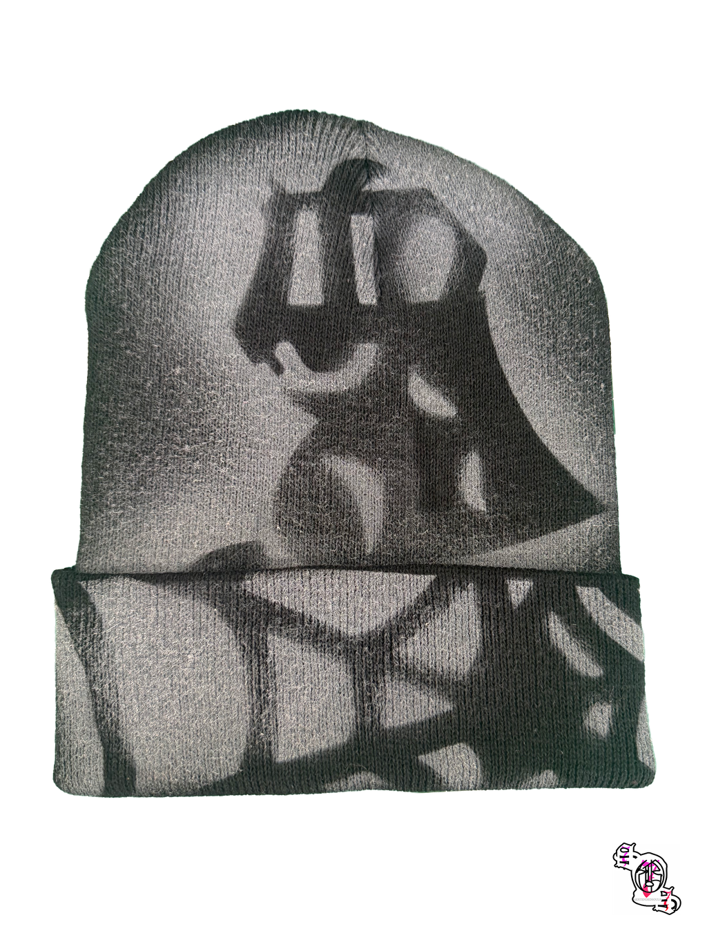 "SOS Sad Faces" Black Beanie