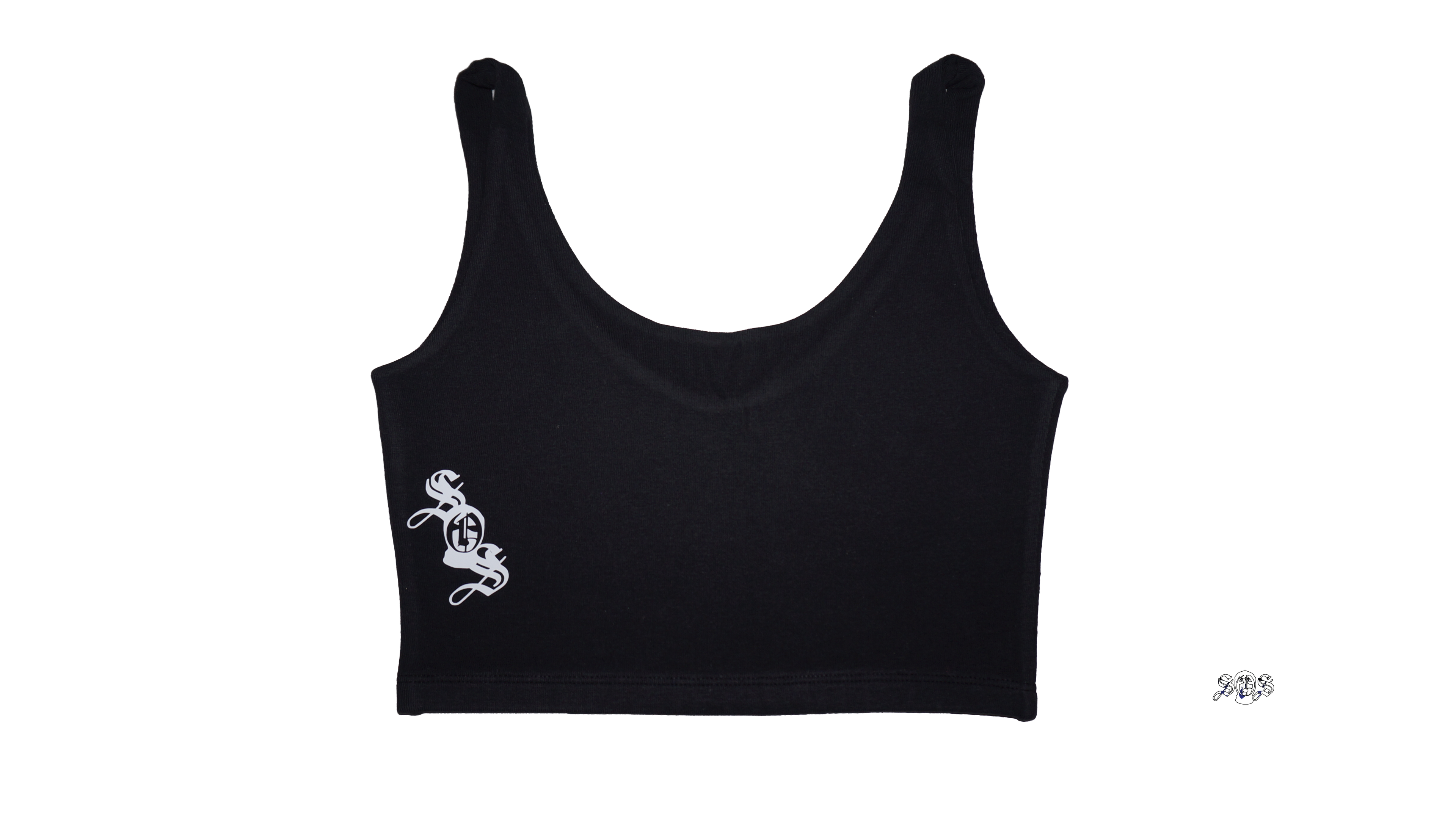 Black "Broken Smiles" Brandy Melville Tank Top