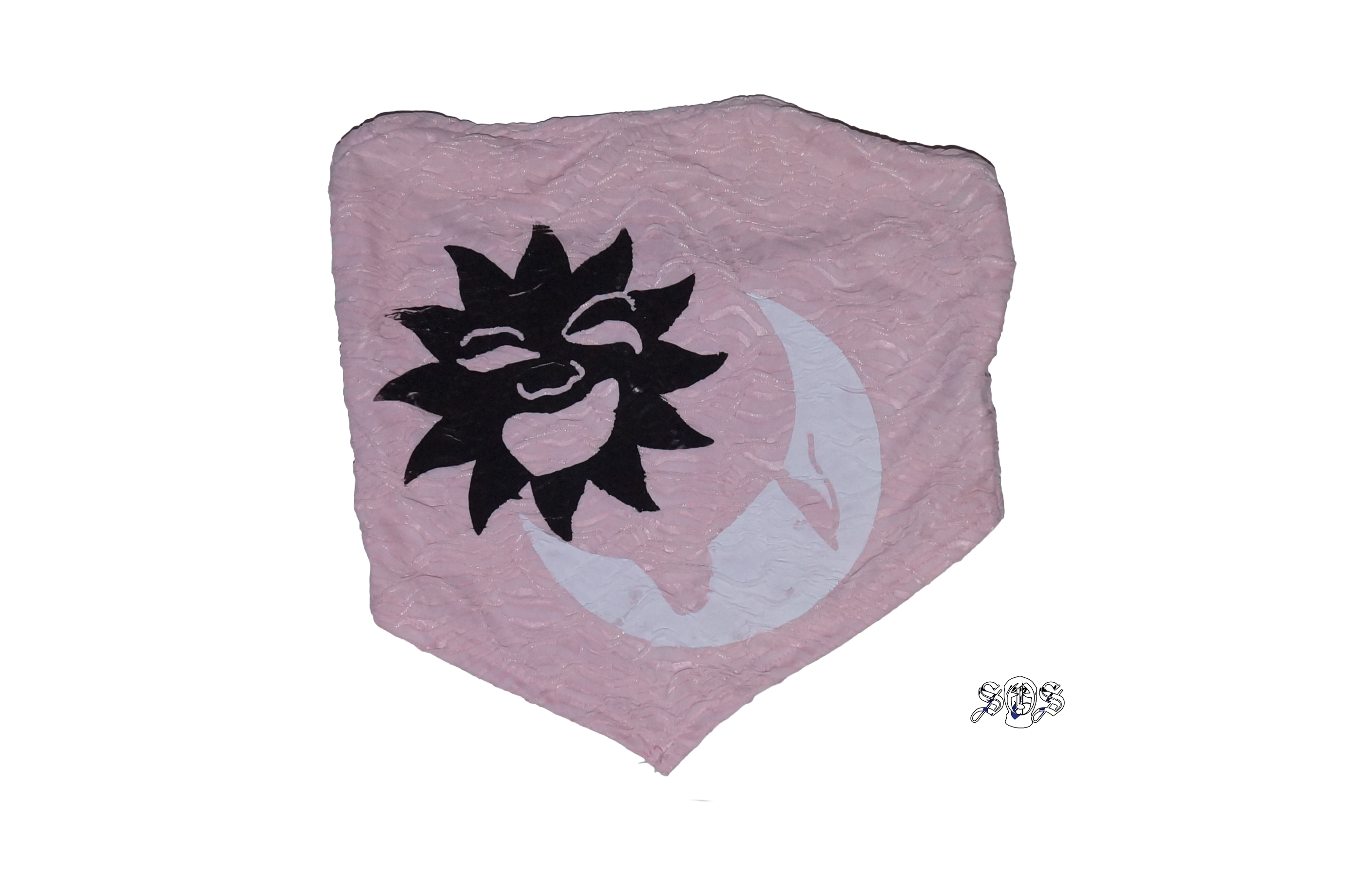 Pink "Beautiful Struggle Sun and Moon" Soleia Casual Solid Color Textured Asymmetric Hem Tube Top