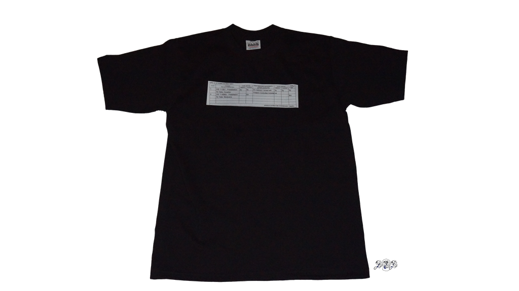 "charges" Black Pro Club Heavyweight T-Shirt