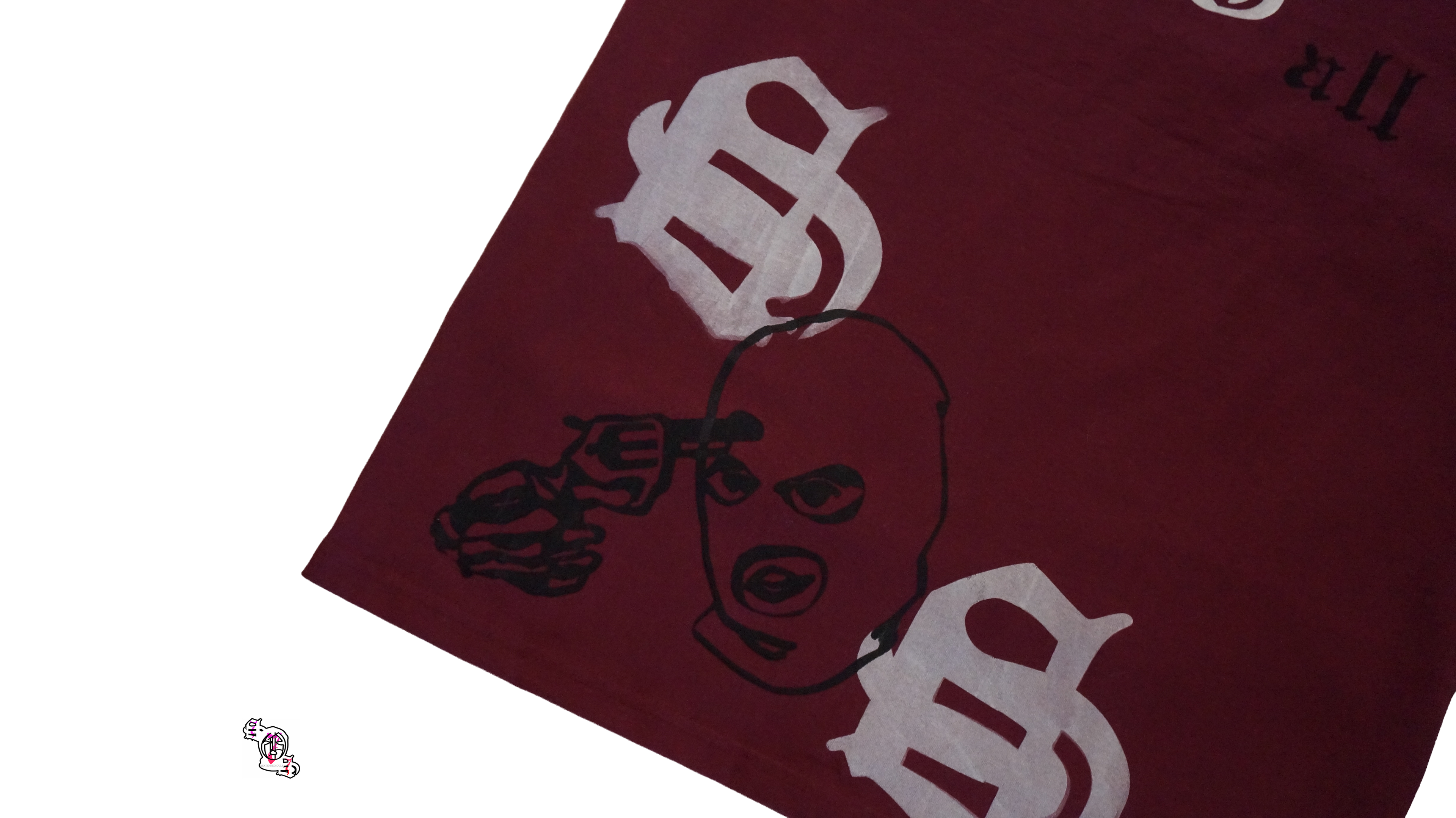 "Divided We Fall" Maroon Pro Club Heavyweight T-Shirt