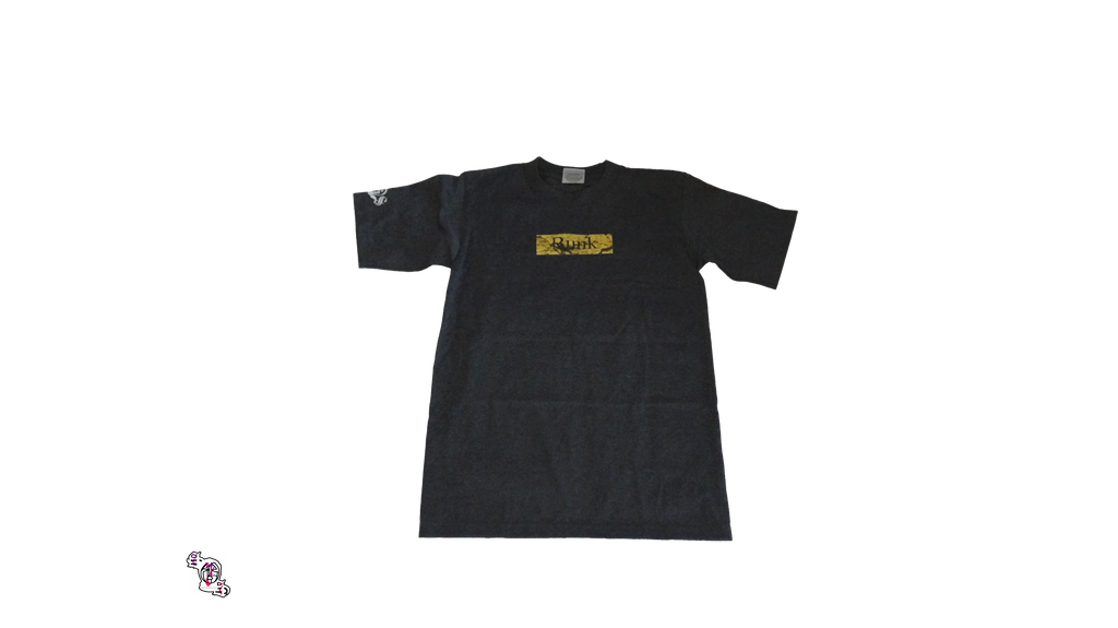 "Bunk Box Logo" Charcoal Pro Club Heavyweight T-Shirt