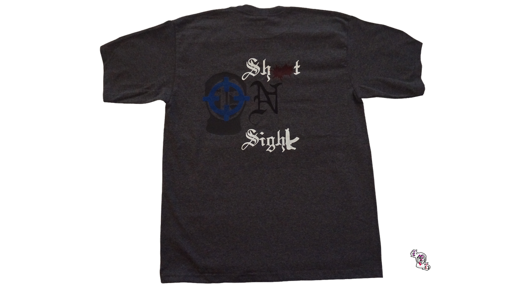 "On Sight" Charcoal Pro Club Heavyweight T-Shirt