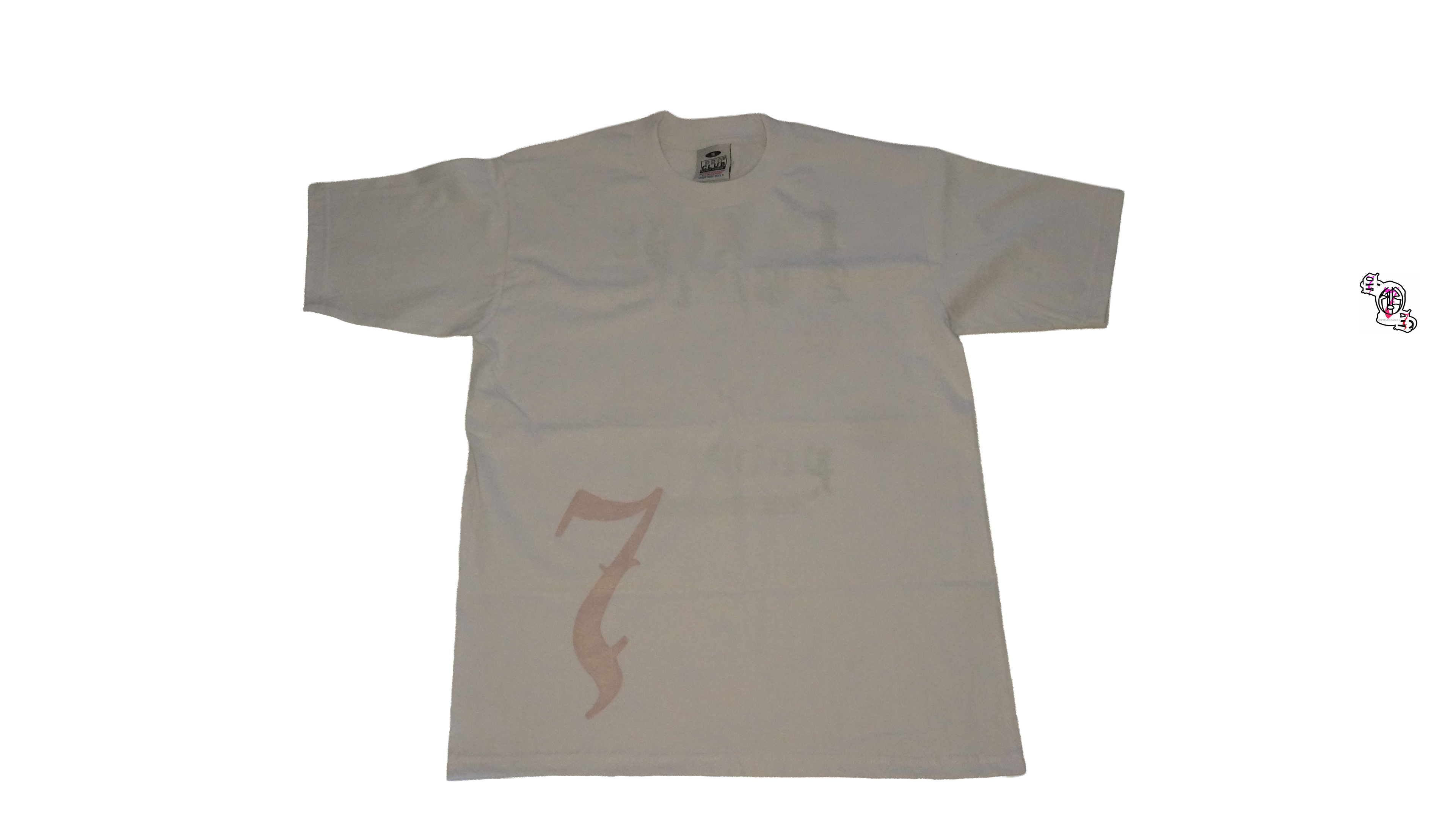 "To Rise Above Poverty" White Pro Club Heavyweight T-Shirt