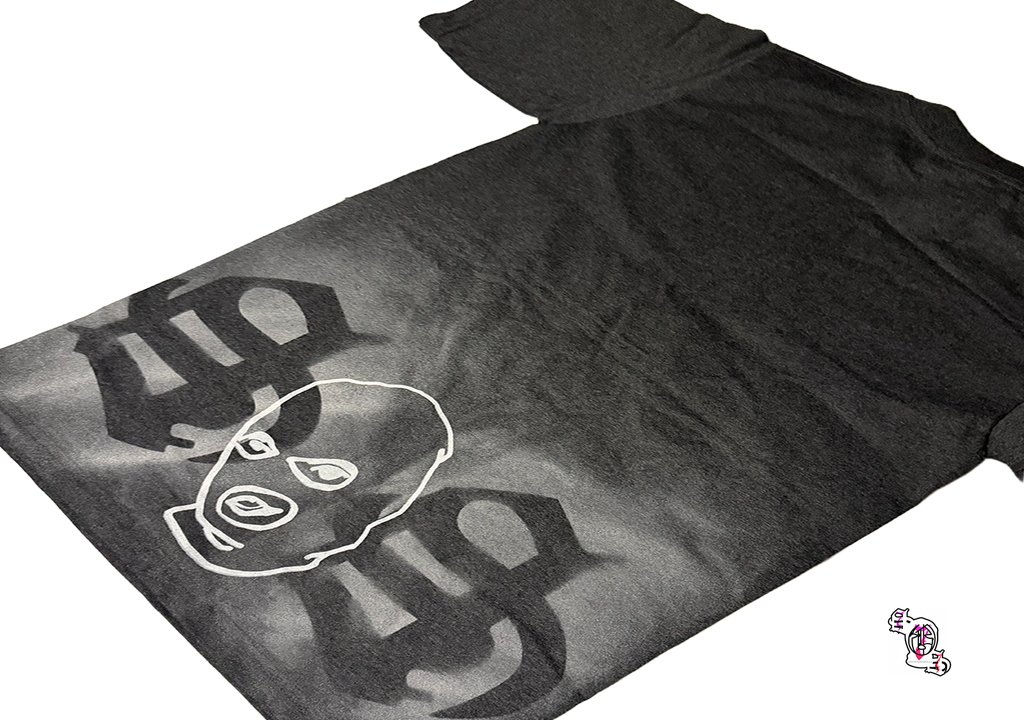 "Charges" Charcoal Pro Club Men's Heavyweight Cotton Short Sleeve Crew Neck T-Shirt
