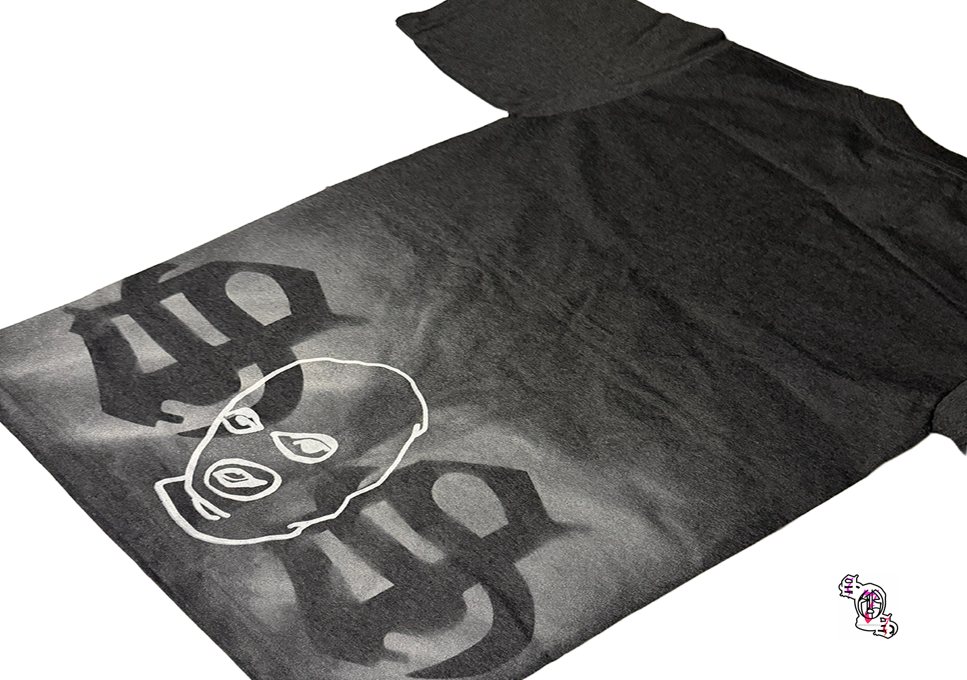 "Charges" Charcoal Pro Club Men's Heavyweight Cotton Short Sleeve Crew Neck T-Shirt