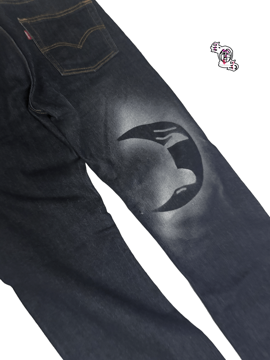 "SOS Still Sad" 513 Levi Strauss & Co Jeans