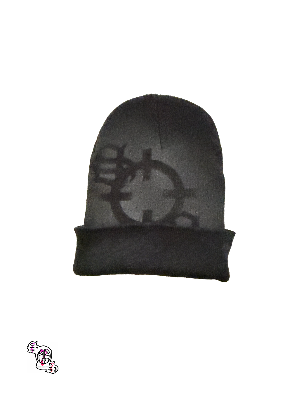 "Stop Self Medication Bottle" Black Beanie