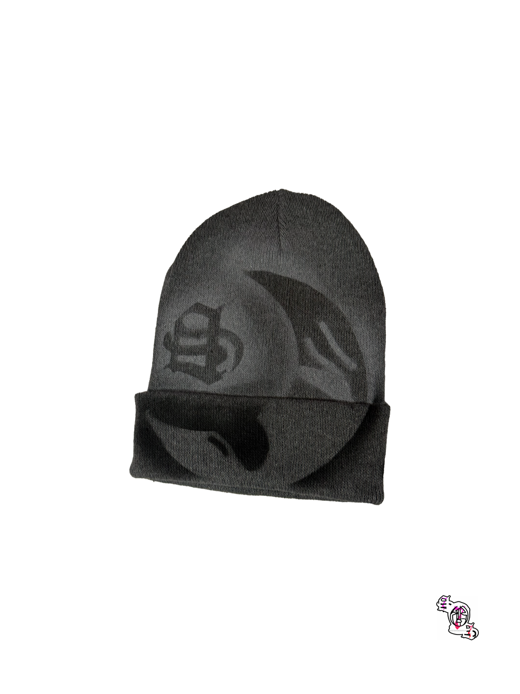 "SOS Moon & Sun" Gray Beanie