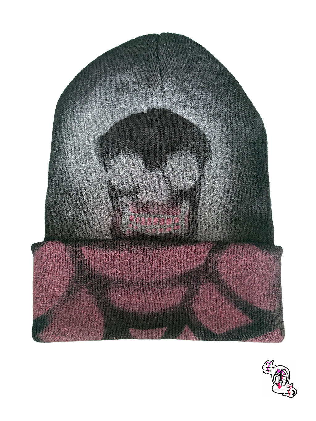 "SOS Stop Self Medication" Black Beanie