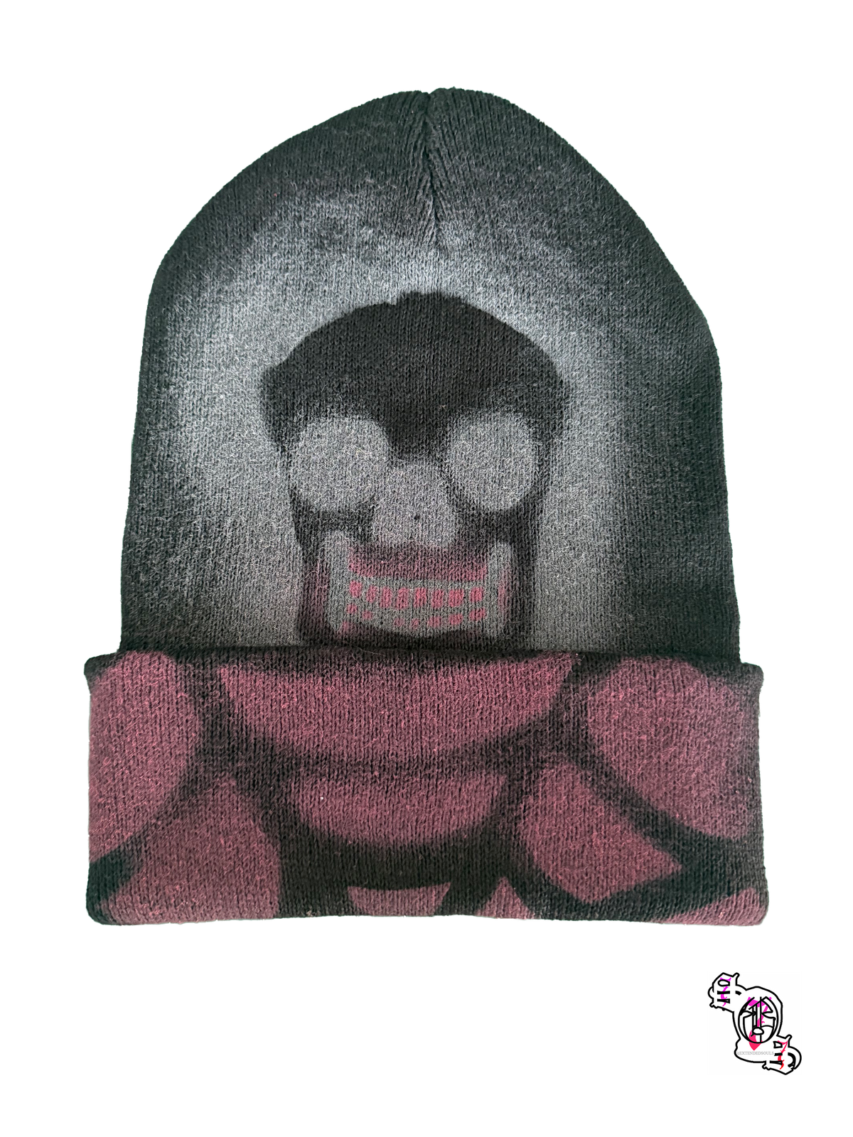 "SOS Stop Self Medication" Black Beanie